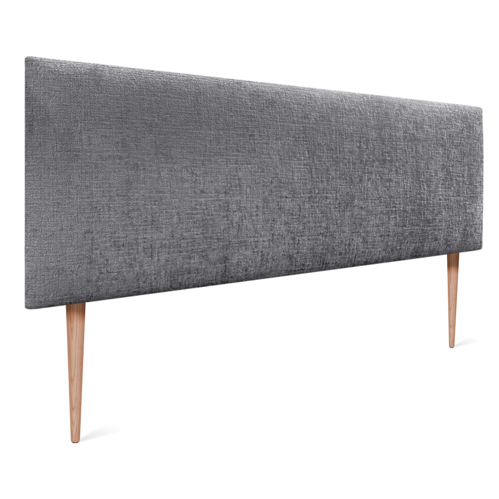 DHOME Premium Lana Organica Finitura Testiera Con Gambe Liscio Imbottito Testiera Camera Da Letto Inverno Lusso Nero 160x115cm 92594502 - 6