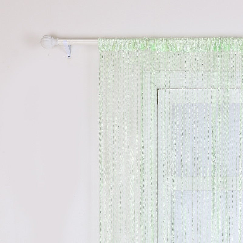 Dekoracja ścienna z cekinami, drzwi ekranowe, pokój z frędzlami, 100 x 200 cm, zielony