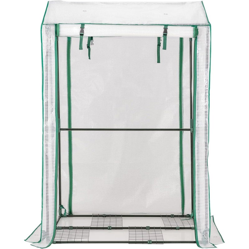 4,7 m² Schowek na Narzędzia Ogrodowe, Pomieszczenie na Narzędzia Ogrodowe z Podwójnymi Drzwiami, Schowek Ogrodowy 259,5 x 206,5 x 180 cm