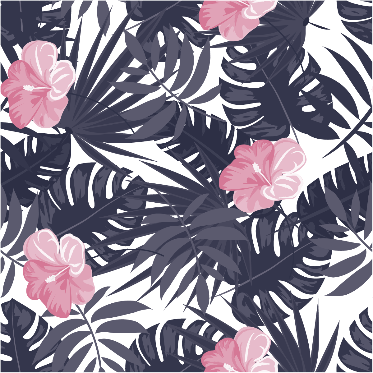 Adesivo carta da parati tropicale Toros - Sticker adesivo - adesivi murali - 60x60cm - 2