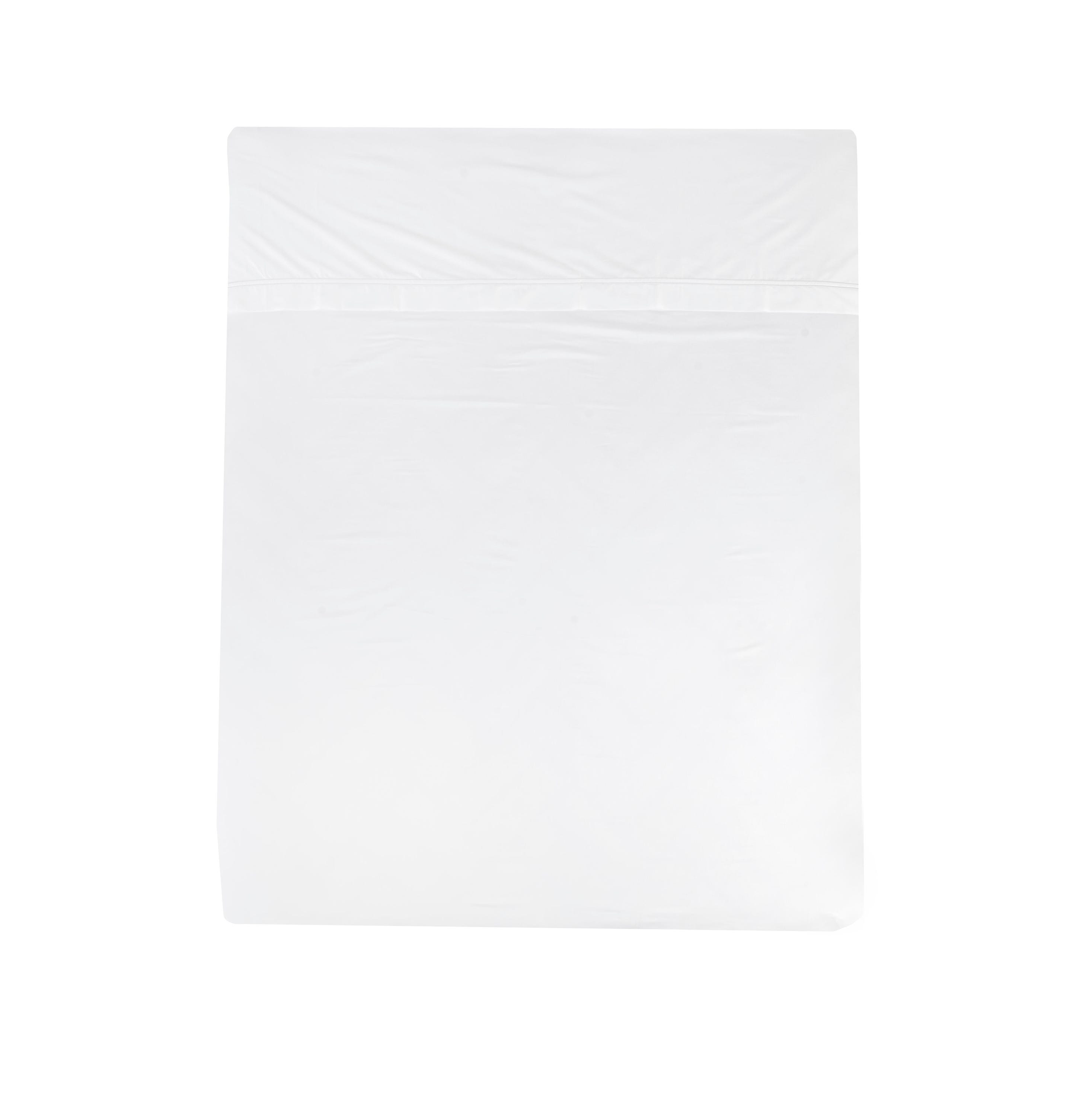 Lençol de cima Bordón INSPIRE algodão 400 fios branco cama 150 cm - 6