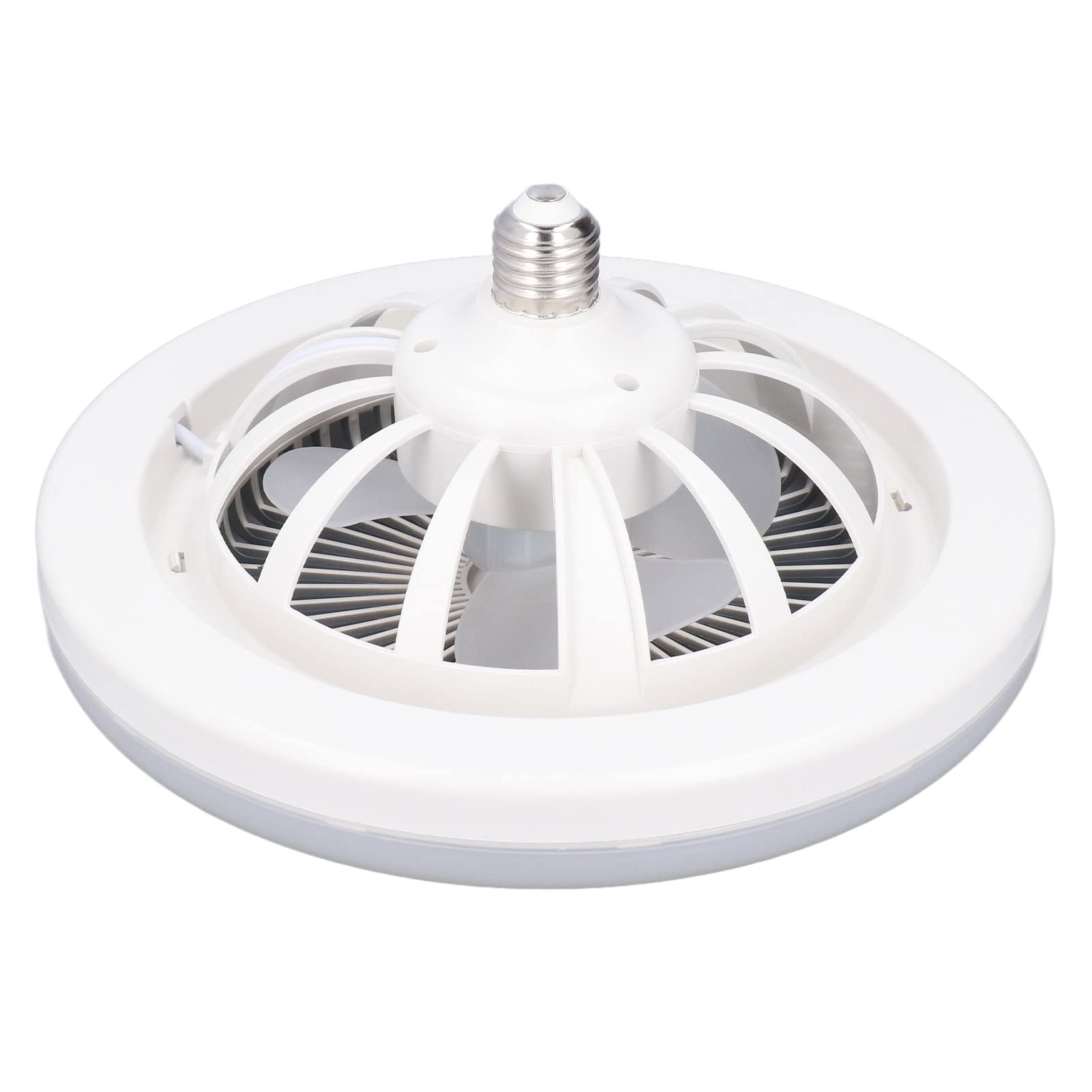 Ventilateur de plafond à douille avec lumières, ventilateur de plafond de 10 pouces avec lumière 2400LM 600 - 9