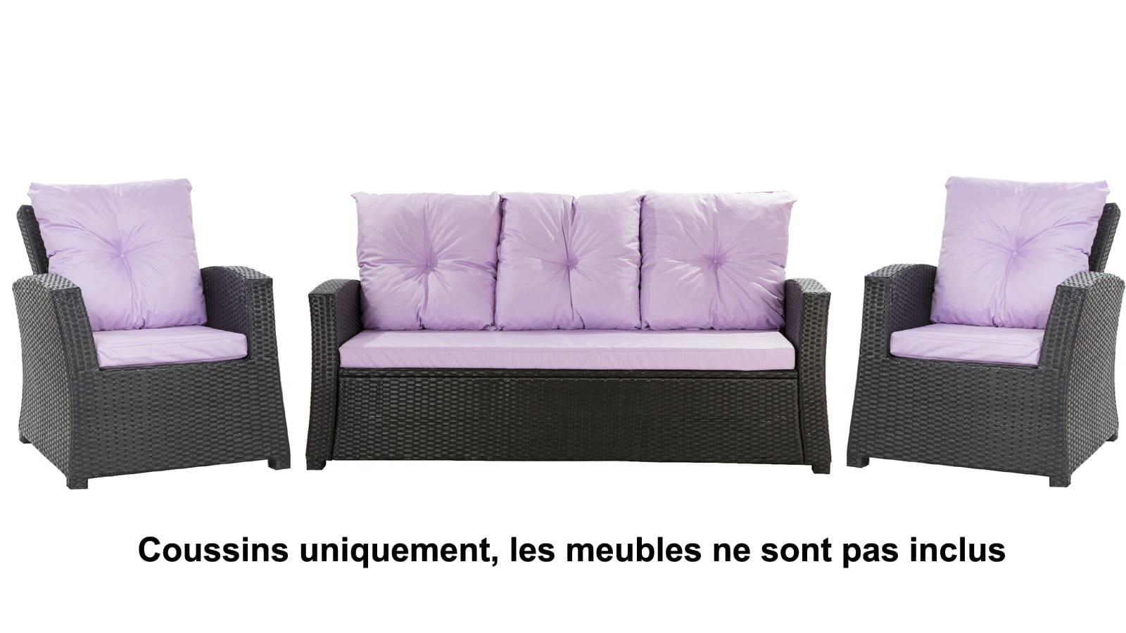 Coussins Pour Canapé Palette Garden Factory - Set Assise 120x60cm + Dossier 120x50cm, Turquoise