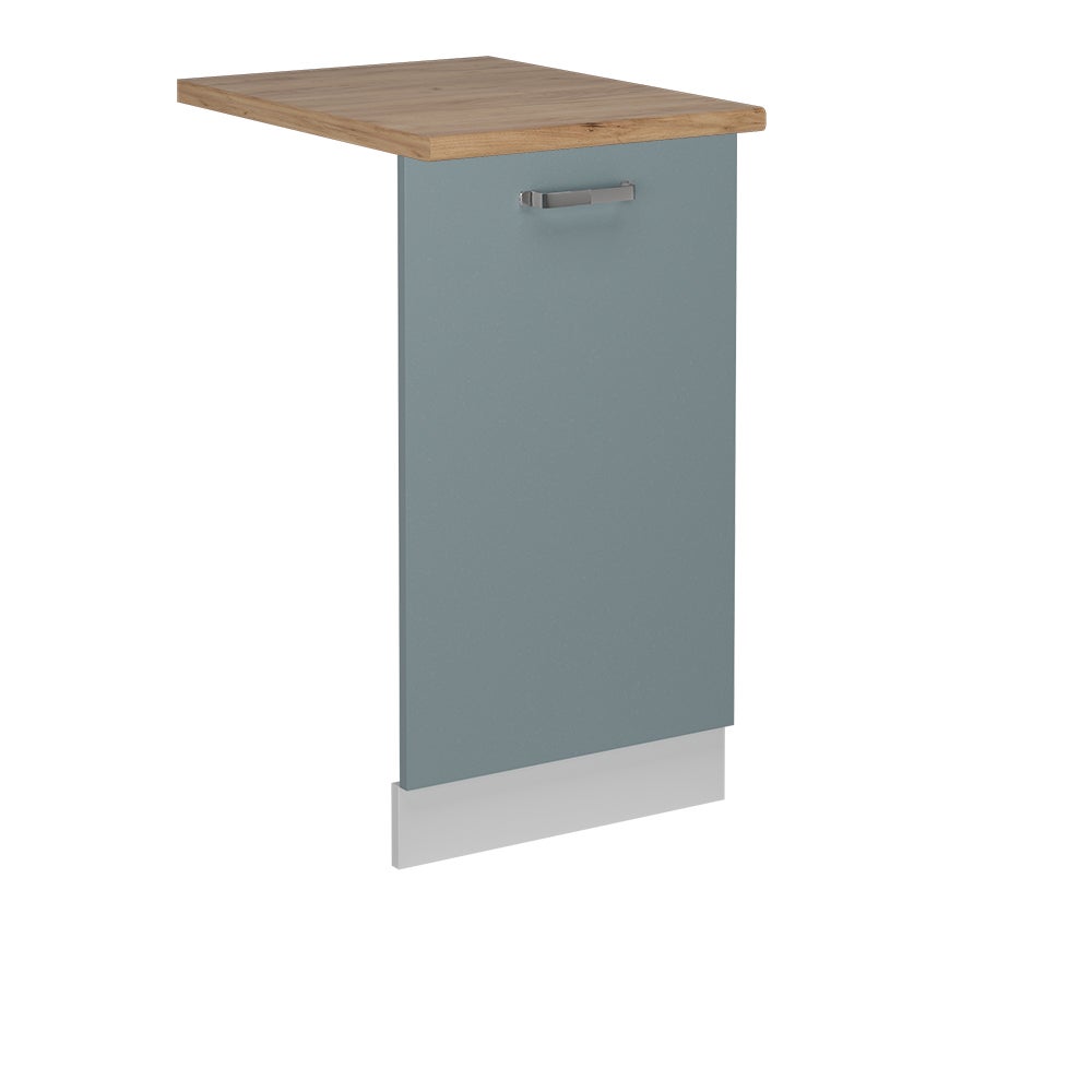 Vicco Panel przedni zmywarki R-Line, Niebiesko-szary, 45 cm , BP Dąb
