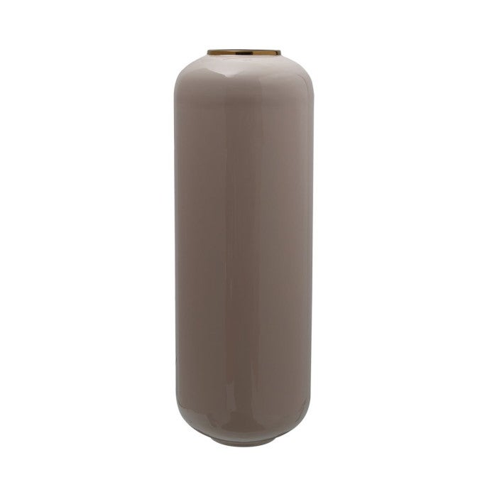 Vase Design Touna 81cm Violet & Or | Leroy Merlin