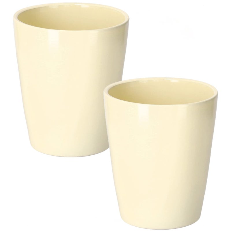 2x osłonka 12 doniczka donica ceramiczna na kwiaty - KOTARBAU