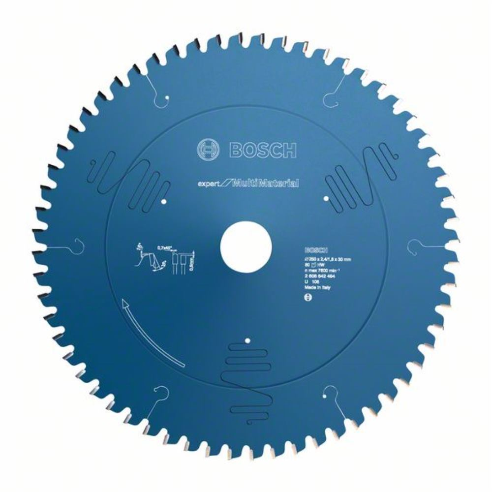 Bosch Professional - Lame Scie Circulaire Expert Multimateriaux 254X30X2,4mm, 80D - 2608642528 - 5
