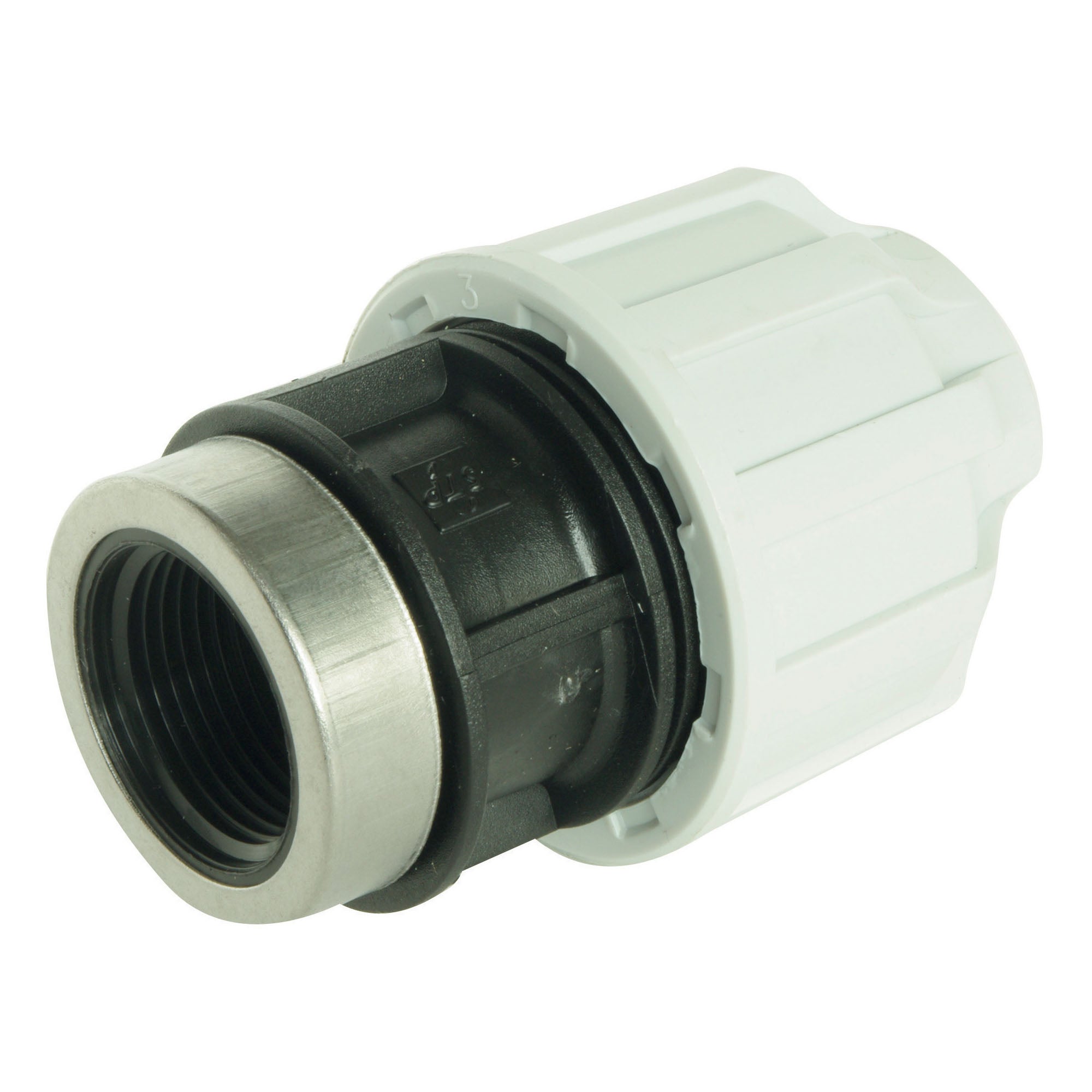 IBC Adattatore a T, PE 25 - 32 sfera rubinetto 1/2 3/4, Multicolore