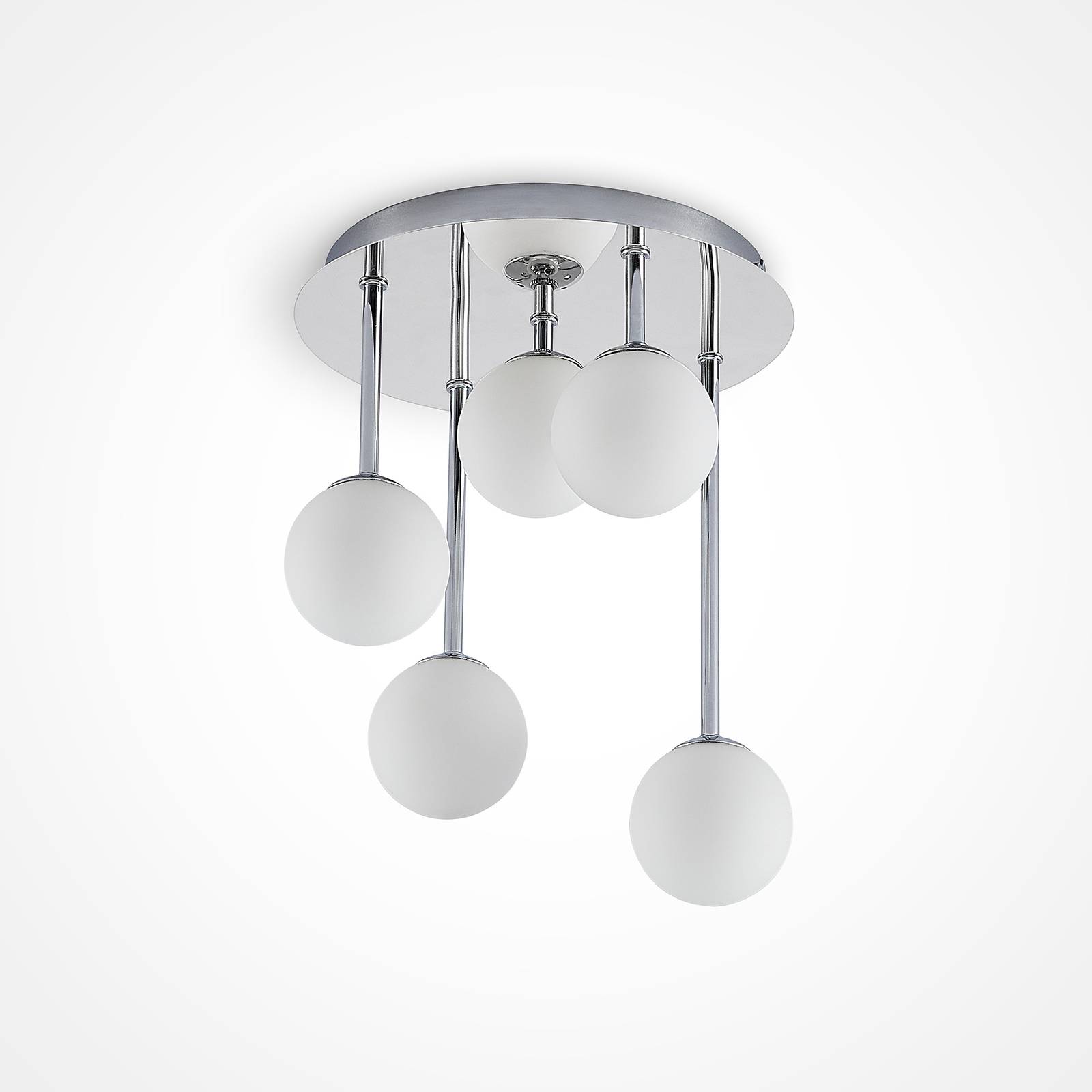 Abat-jour Globe En Verre Transparent 30cm - Pour Plafonnier, Déco Intérieure Lumineuse Et Chaleureuse