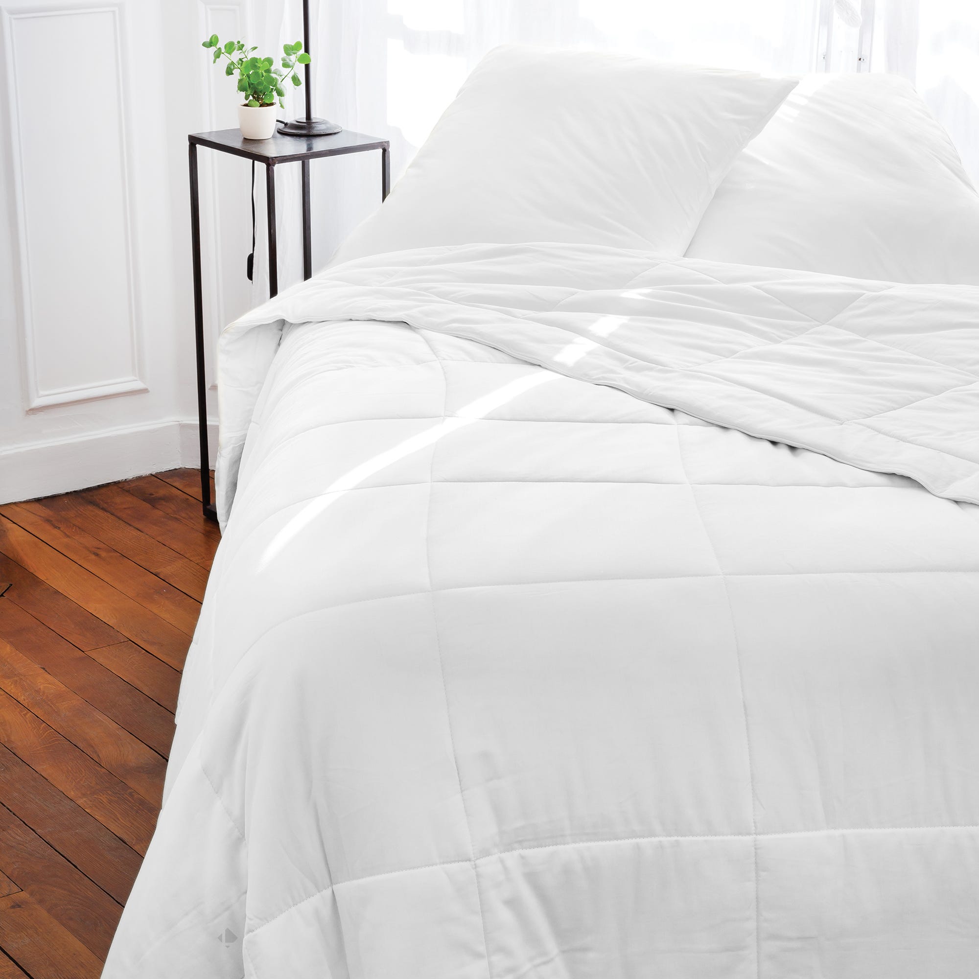Couette D'été, Imprimé Couvre Lit Réversible 100% Coton Lavé, Couette 1 Couette D'été, Imprimé Couvre Lit Réversible 100% Coton Lavé, Couette 1