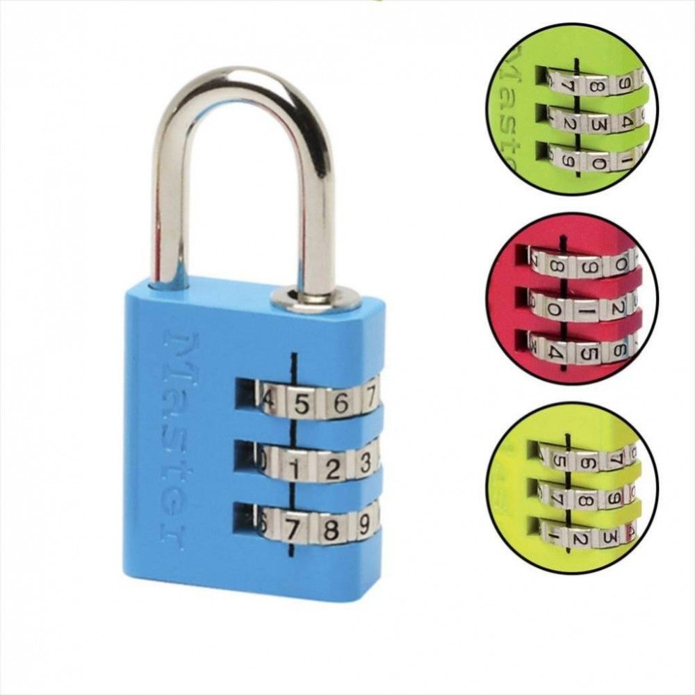 Cadenas à combinaison couleur Master Lock 7630EURD Couleur - Rose - 2