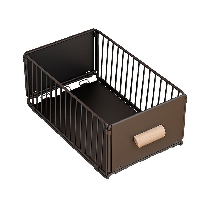Diealles Shine Tiroir Coulissant Cuisine, 24x40x17CM Organiseurs De Placards, Pas Besoin De Percer Panier Coulissant Cuisine