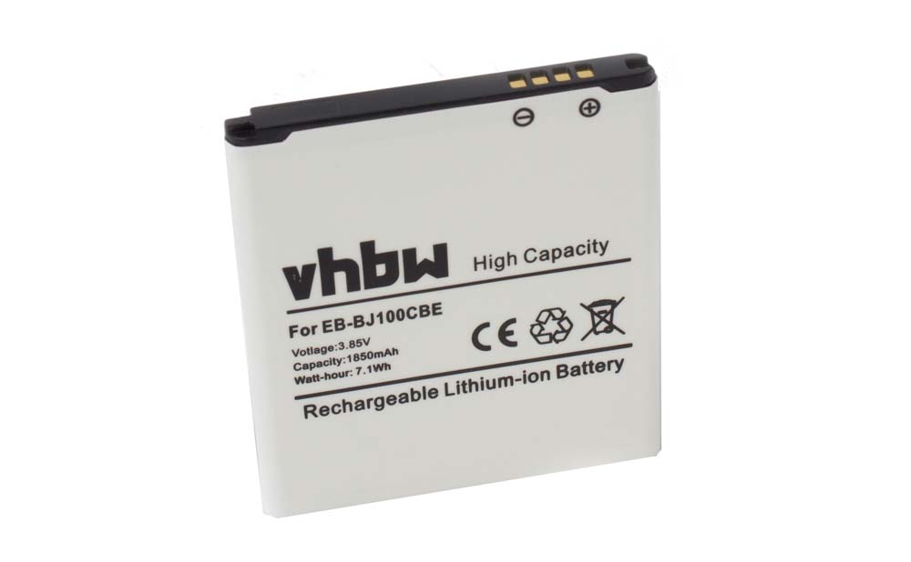 vhbw - Li-ion Batteria 2100mah (3.8v) Per Cellulari E Smartphone Samsung Galaxy