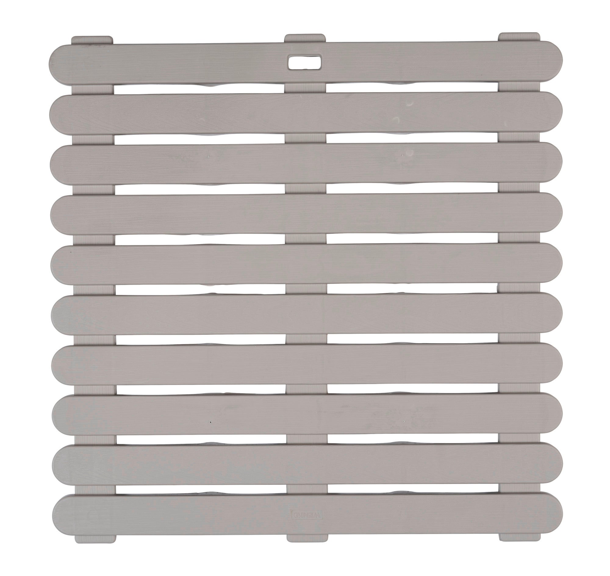 Tapis De Douche Antidérapant Extra Large Litinliv 70x40cm - Caillebotis Bain Avec Ventouses, Gris, TPE Doux