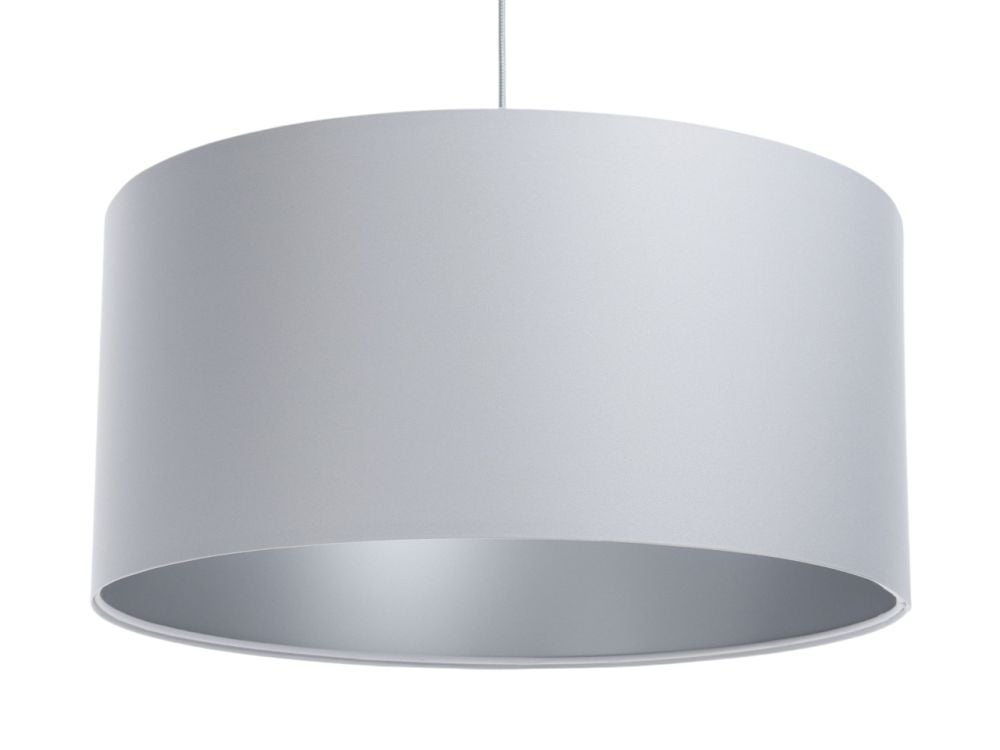 Lampa wisząca MODERN 60 szara/srebrna