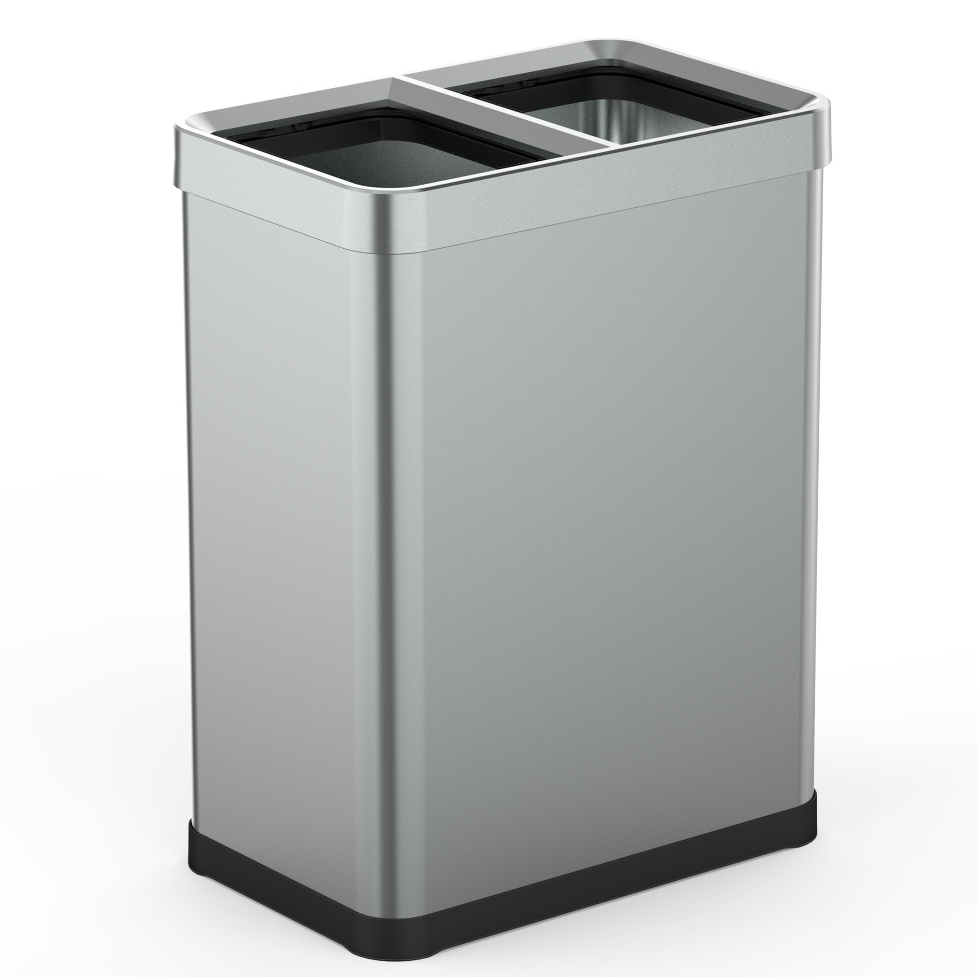 Kosz do Segregacji 2x30L TALLIN inox open top