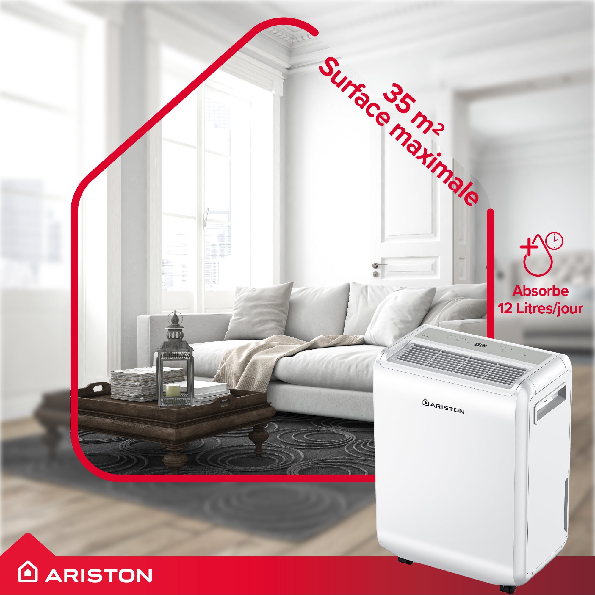 Ariston DEOS EVO 10 1,85 L 43 dB 210 W Blanc - 8