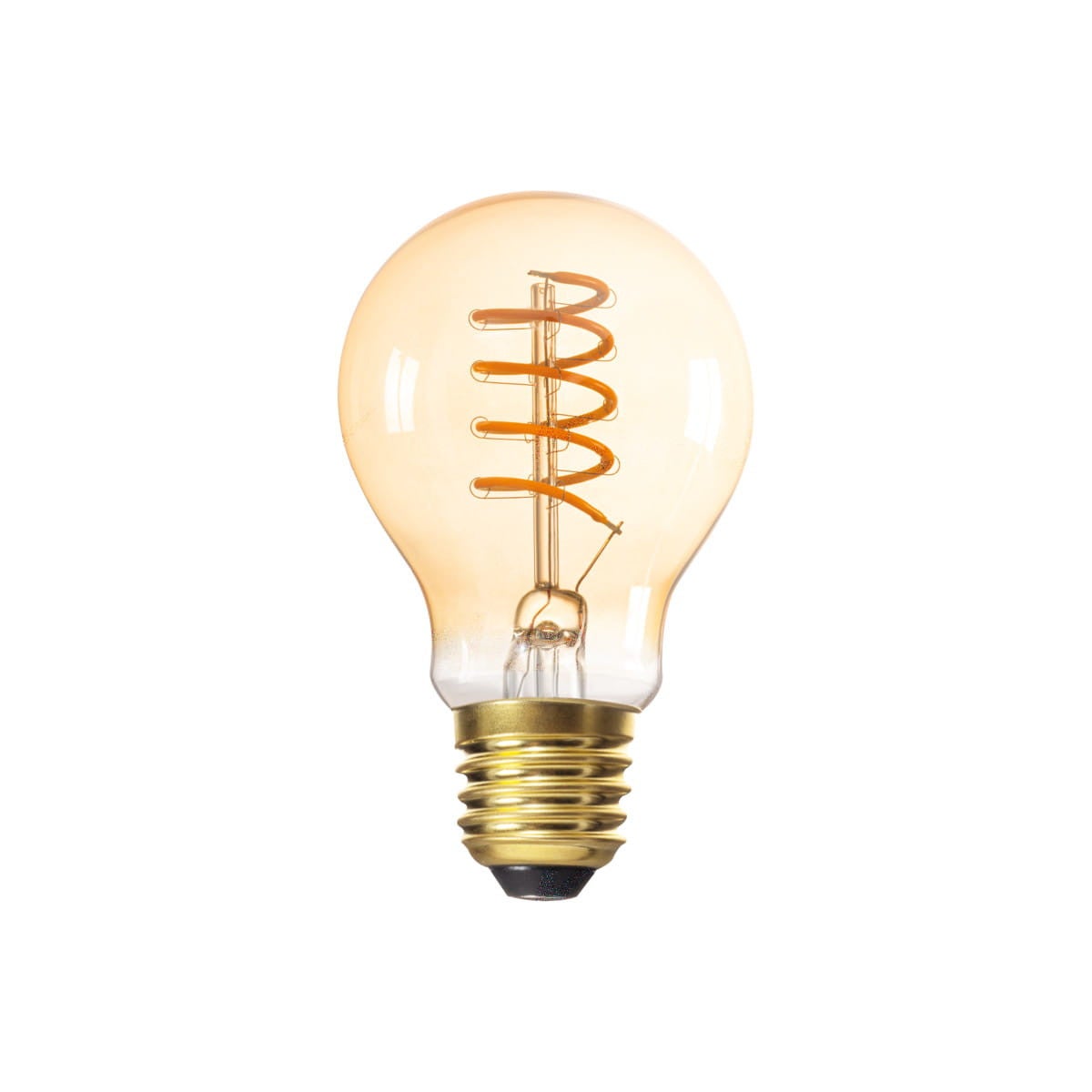 Zarówka dekoracyjna LED FILAMENT E27 4W kulka bursztynowa Ciepła biel 1800K 250lm Kanlux