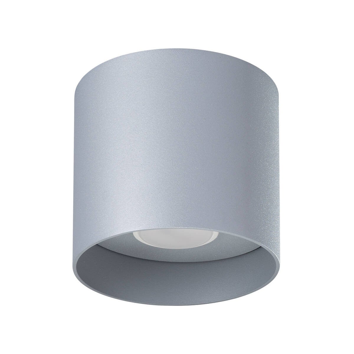 Reflektor sufitowy spot natynkowy Mika okrągły szary 1xGU10x10W wym: 11 x 12 x 12 cm aluminium Sollux Lighting