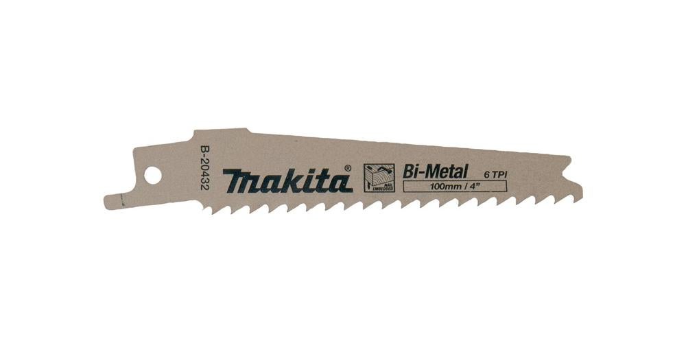 Lot de 5 Lames Bi-Métal MAKITA B-20432 pour bois avec clous (10 à 50 mm) - 3