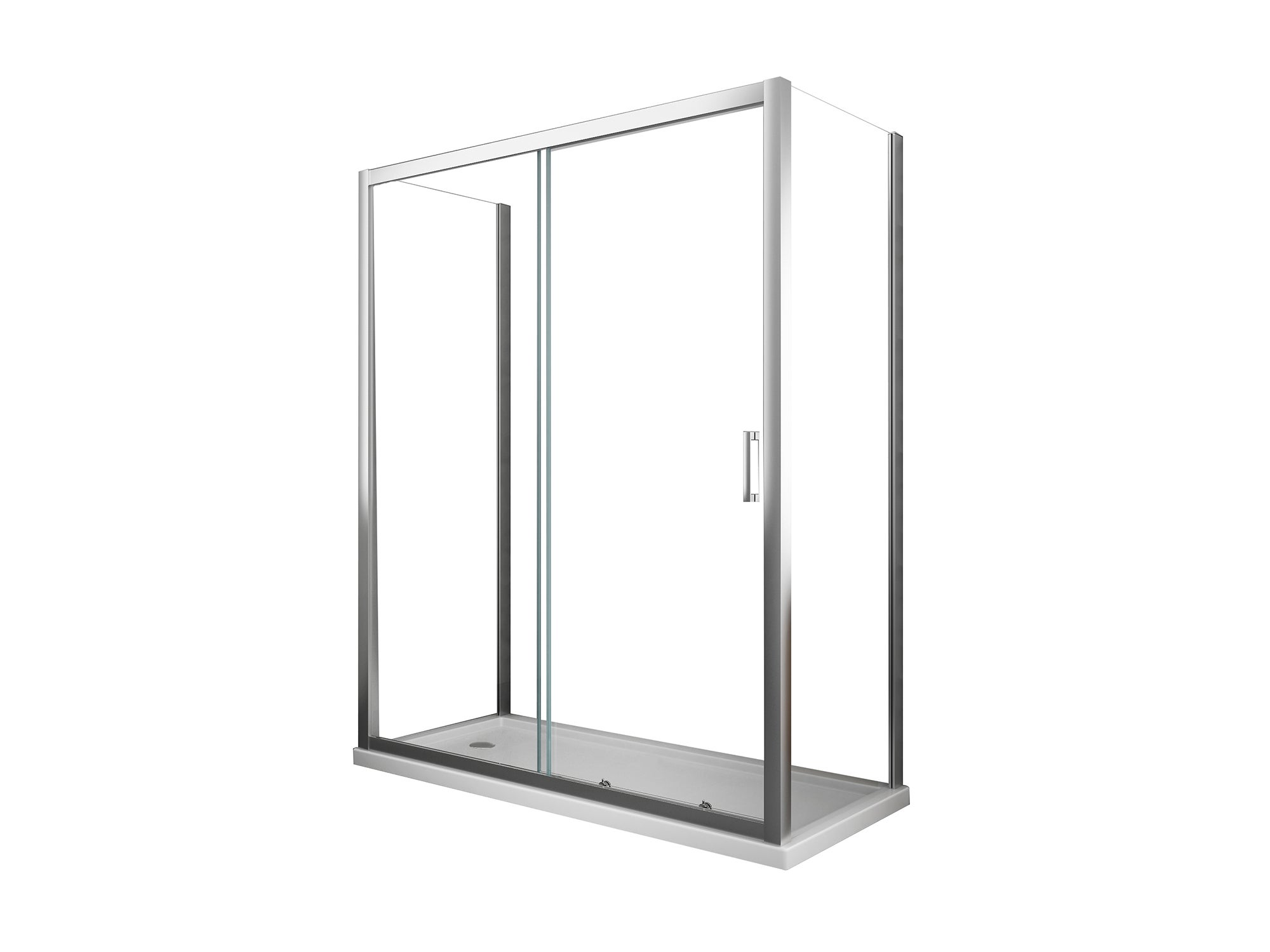 NALA Box Cabina Doccia 3 Lati 2 Fissi E Uno Scorrevole 77,5-80x155-160x77,5-80 - 5