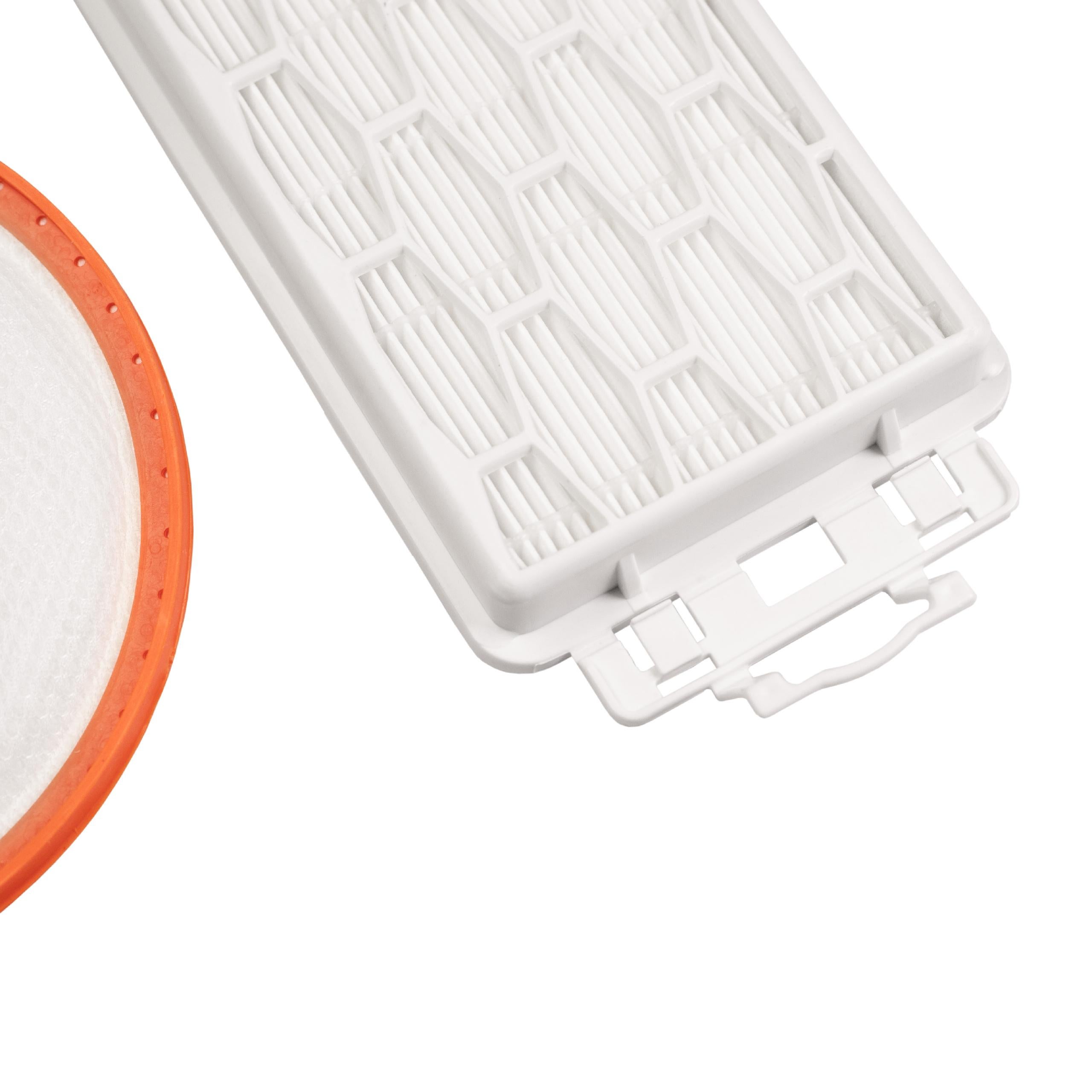 vhbw Lot de filtres compatible avec Dirt Devil Infinity Rebel 51 DD5510-3, 51 DD5510-4 aspirateur - 2x Filtres de rechange - 3