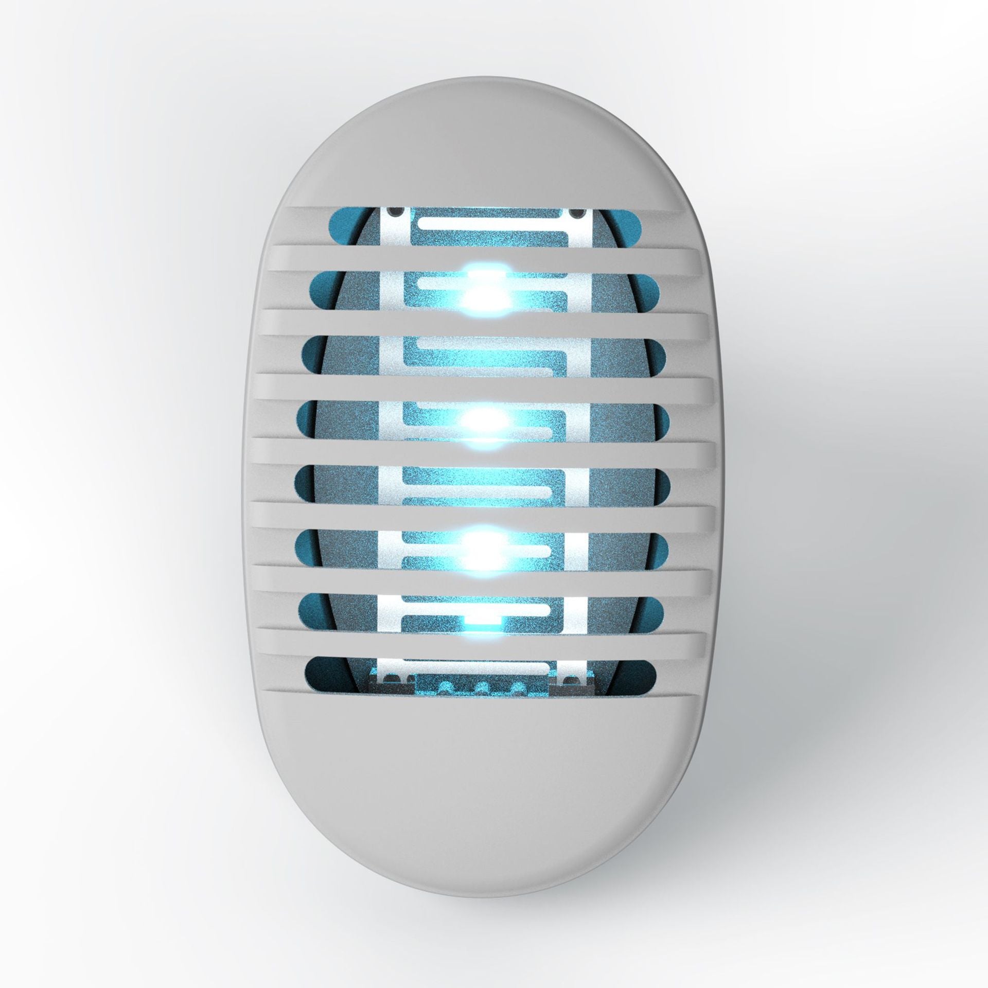 Elektryczna lampa owadobójcza, lampa owadobójcza do gniazdka, domowa pułapka na komary wykorzystująca fale świetlne, lampa owadobójcza, 1 sztuka