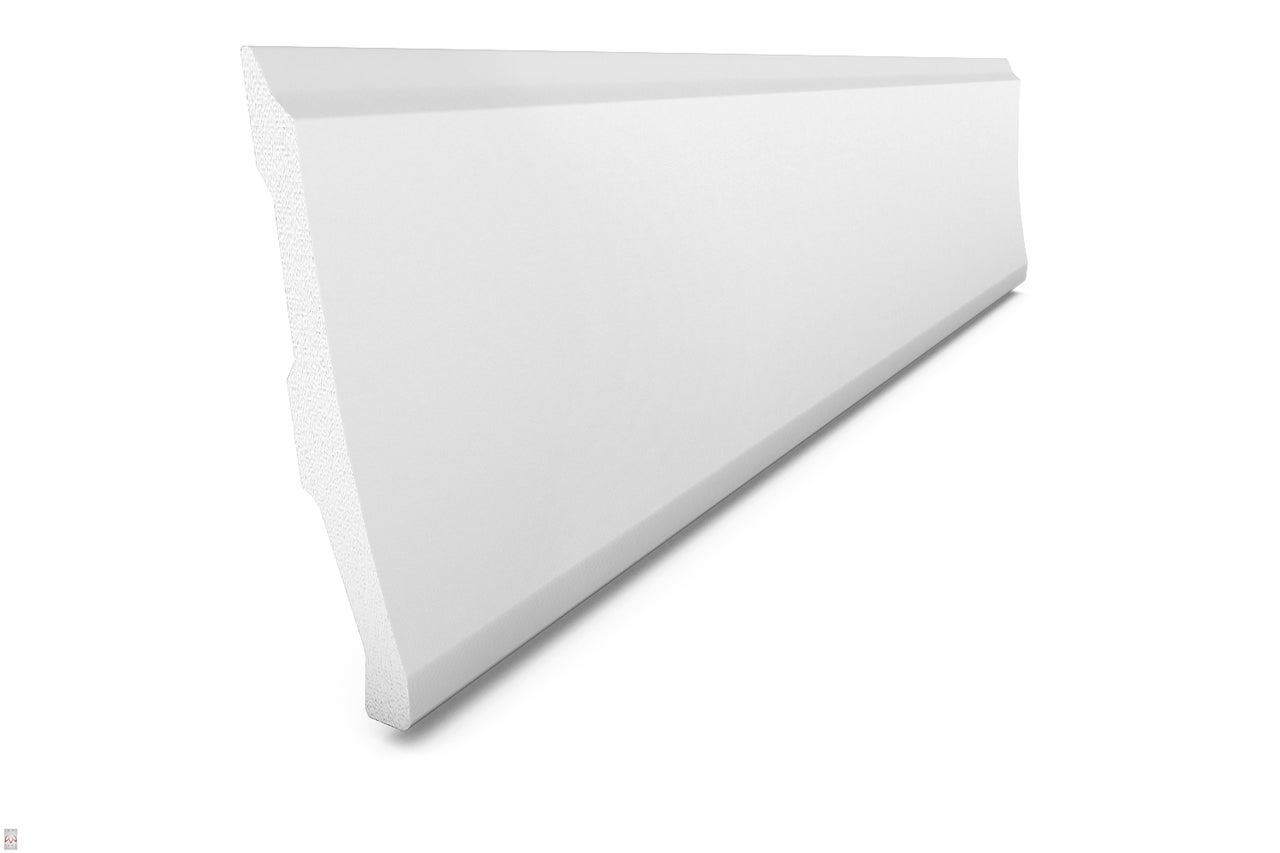 Plinthes 1 pièce / 2 mètres plinthe plinthe - blanc - matériau dur - décoration - mur - sol - plafond DP8 - 3