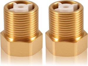 Clapet Pompe Jardin Lot 2 Clapets Anti-Retour Laiton DN25 - Filetage Intérieur/Extérieur - Eau Chaude/Froide Clapet Laiton Résistant Corrosion