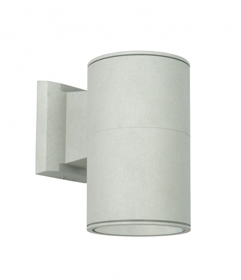 Kinkiet zewnętrzny Adela srebrny 1xE27x60W wym: 19x11x17,5 cm IP54 SU-MA