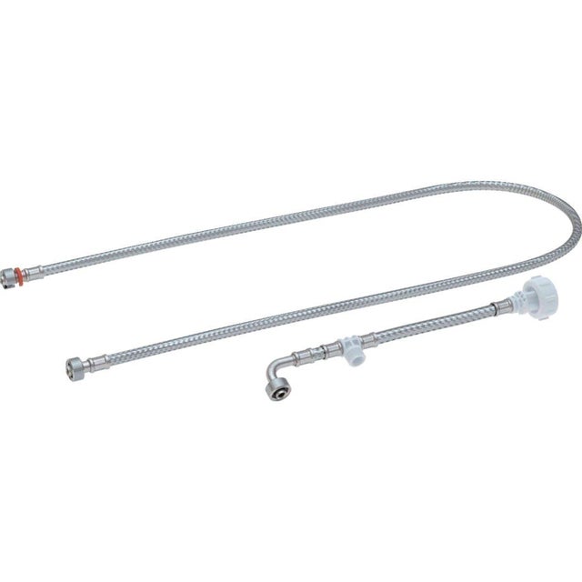 Set Tubi Collegamento Per WC Sospeso Geberit Duofix 152.426.46.1 – Coperture Cromo Satinato, PE/PP