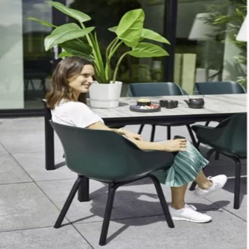 Chalet & Jardin  Lot De 2 Chaises Sophie Element Armchair, Night Green , Leroy Merlin