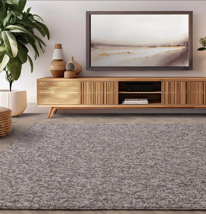 Tapis De Salon Doux Et Moelleux Moderne 160x220 Cm - Tapis Noir Élégant