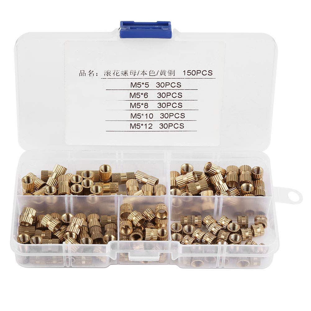 Lot De 10 écrous En Caoutchouc M5 Avec Insert Laiton Fileté - Pour Pare-brise, Visserie étanche - Neuf