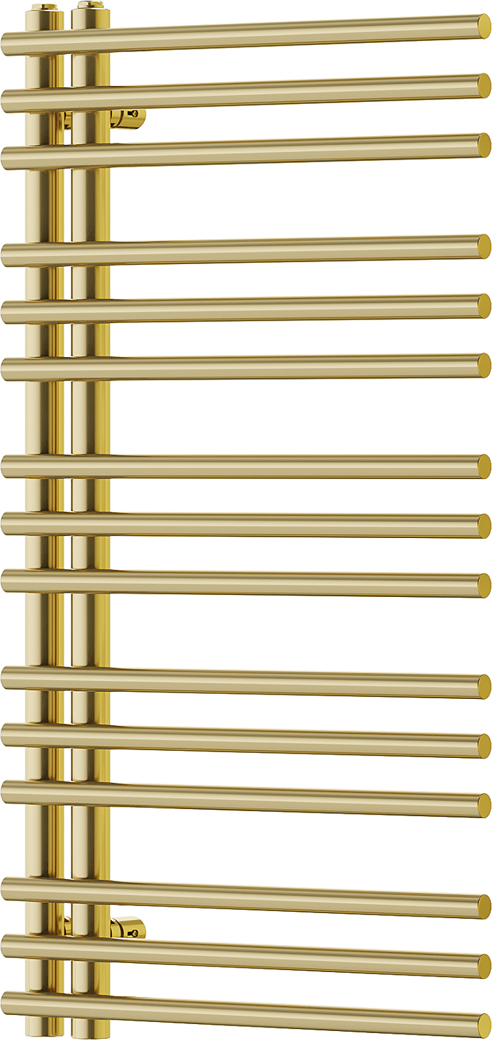 Mexen Neptun grzejnik łazienkowy dekoracyjny 900 x 500 mm, 291 W, złoty - W101-0900-500-00-50