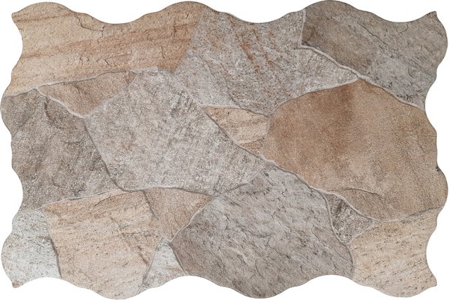 Carrelage effet parement Galets roche 44x66 cm - Réflex Boutique
