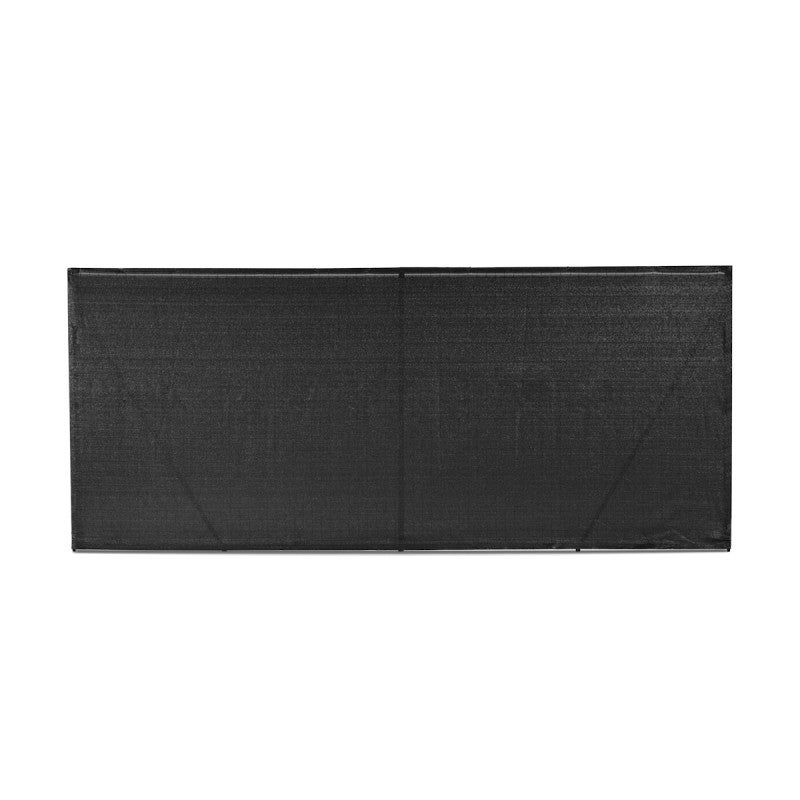 Brise vue toile en rouleau haute densité Occultation très élevée (350gr/m²) H 1m73 longueur 5M - Noir - 7
