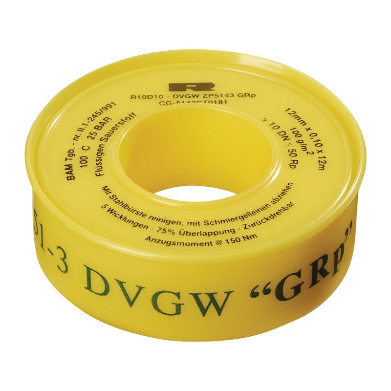 ULITH taśma uszczelniająca PTFE GRp L12 m B12 mm D0,1 mm - 240063