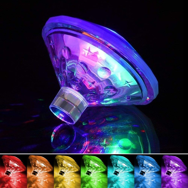 Oświetlenie LED do basenu pływająca lampa LED wodoszczelne oświetlenie nastrojowe LED do oczka wodnego ogrodu basenu zmieniające kolory RGB szt