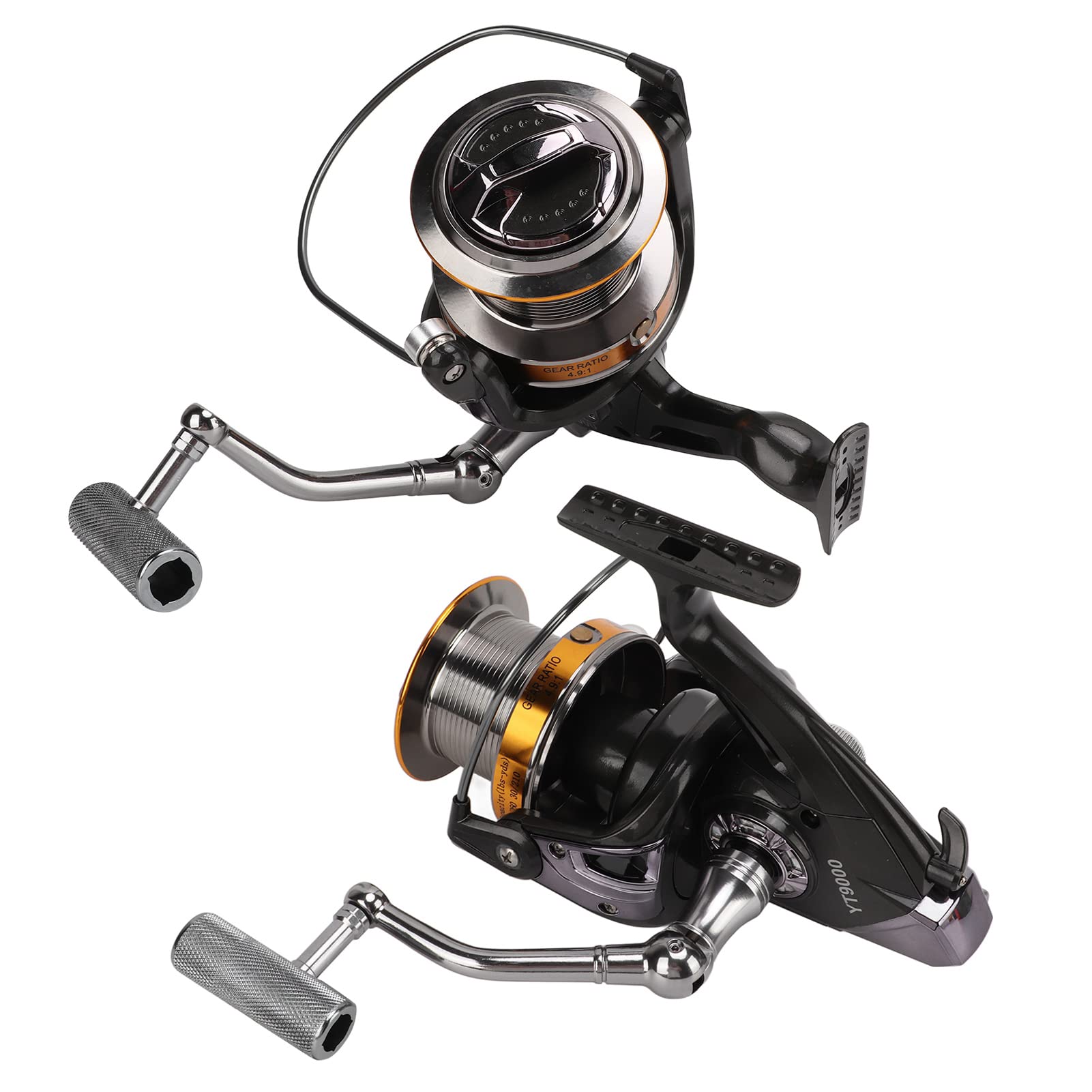 Mulinello da pesca a lancio lontano con resistenza agli urti della ruota da pesca 18 + 1 4.9: 1 - 5