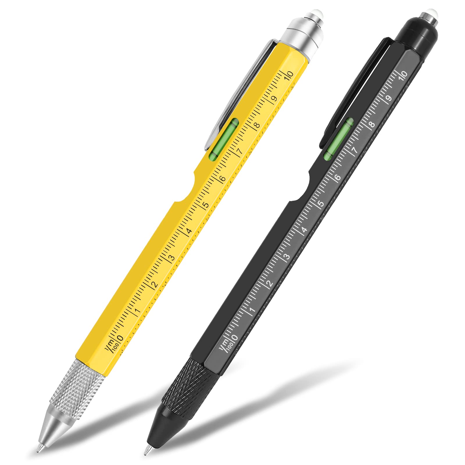 Generic 7-En-1 Stylo Multifonction Avec Niveau Laser, Règle Technique, Tournevis Et Stylet Tactile - Prix pas cher | CI
