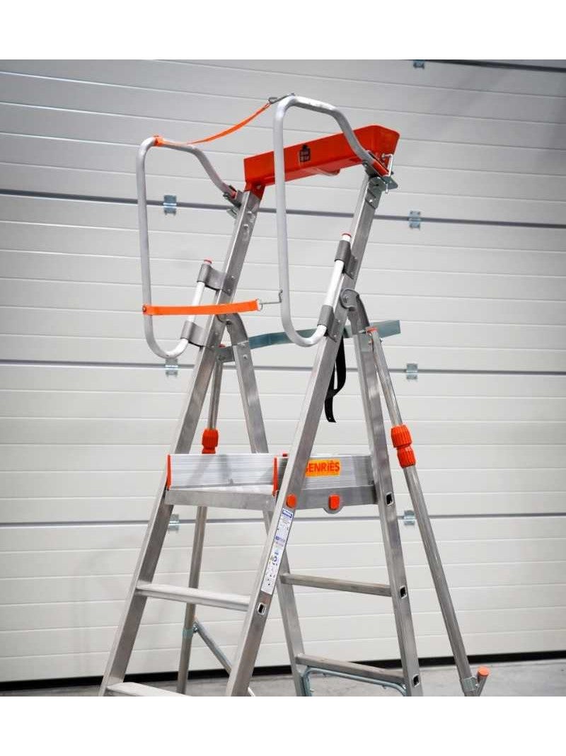 FACAL - Escabeau Aluminium Roulant Avec Stabilisateurs Casta - 2