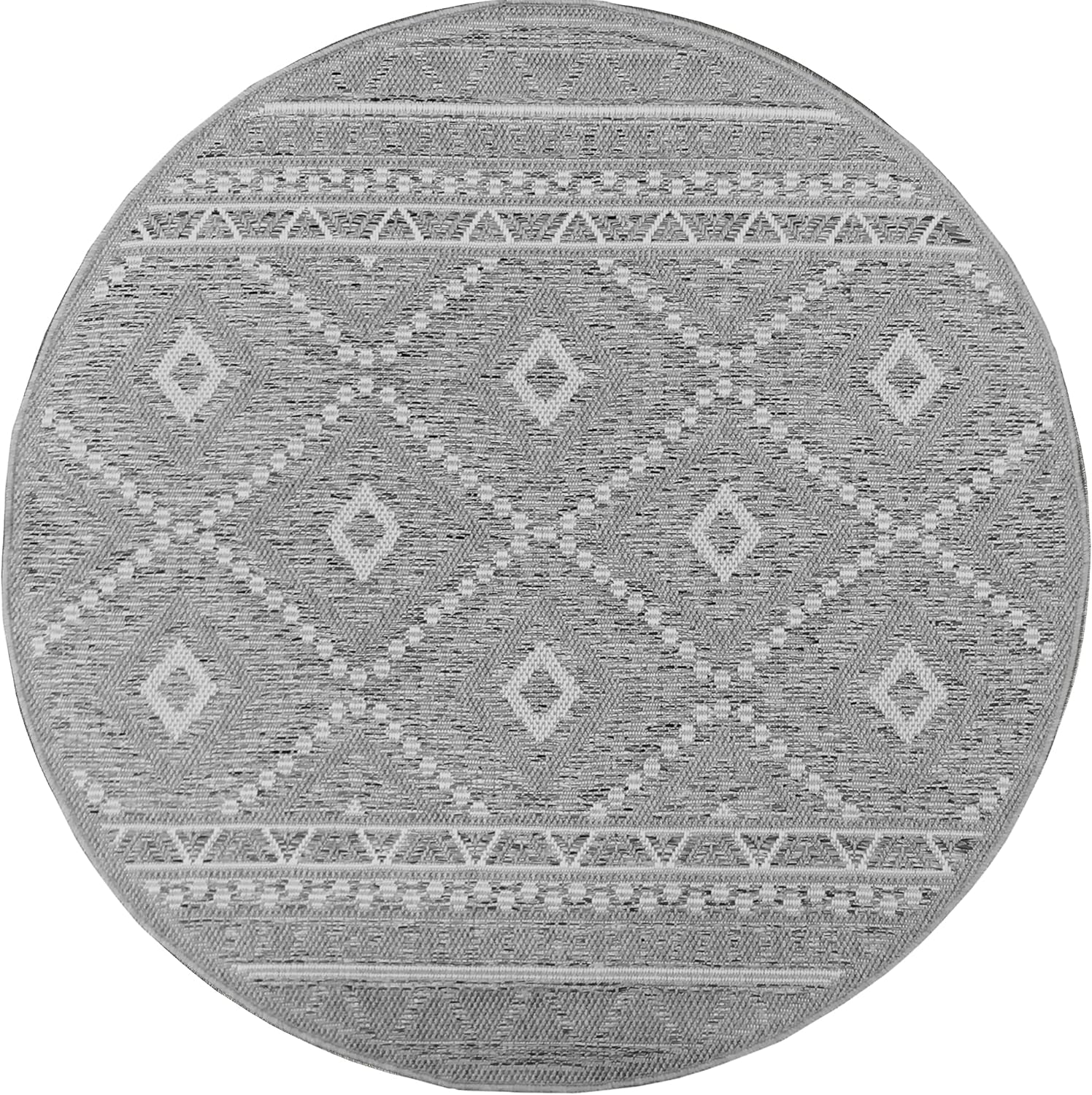 Tapis Calgary Polypropylène 240x340 Cm - Intérieur/Extérieur - Résistant UV Et Intempéries - Beige