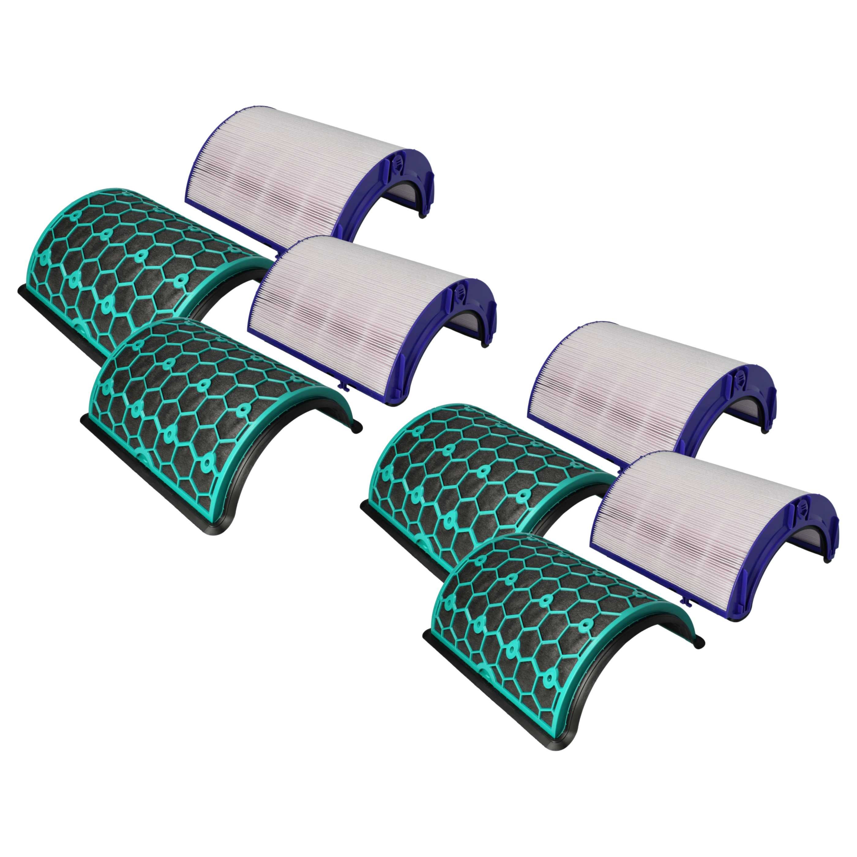 Filtre HEPA + Charbon Compatible Coway AP-1512HH - Lot De 1 HEPA Et 2 Filtres à Charbon Pour Purificateur D'Air
