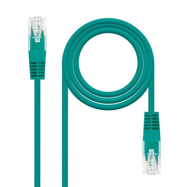 Cavo di rete patch cord cat.6 utp awg24 verde 30 cm