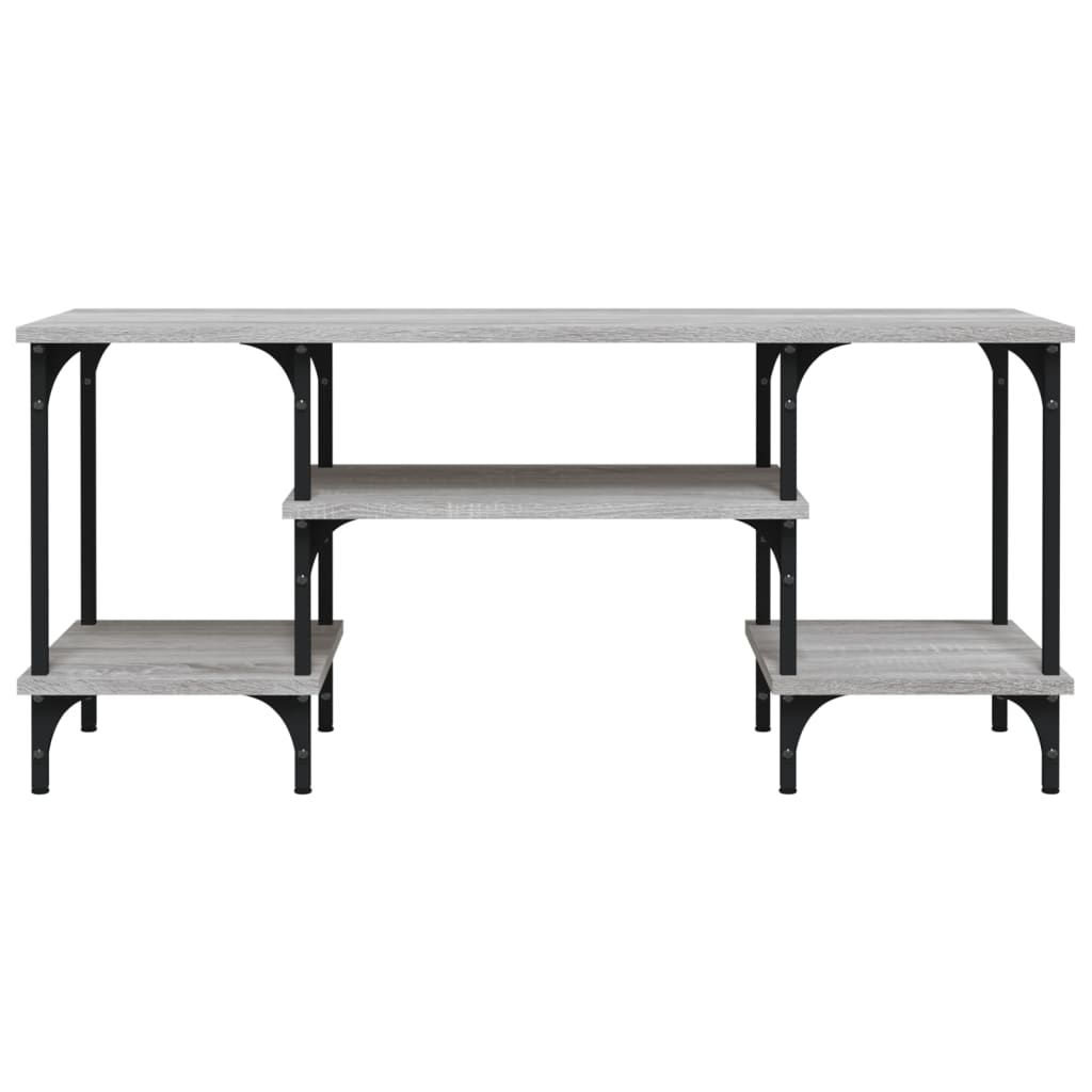Maison Exclusive - Meuble TV sonoma gris 102x35x45,5 cm bois d'ingénierie - 5