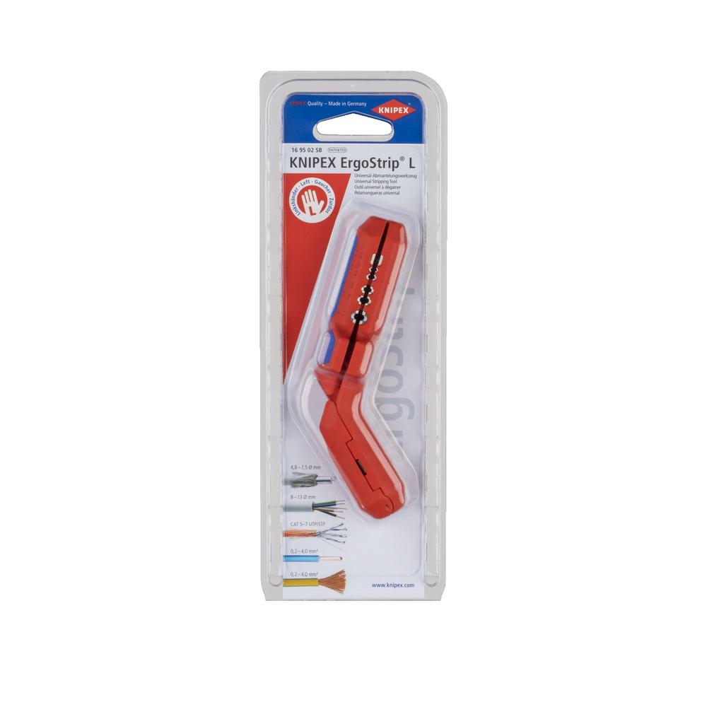 Narzędzie do Zdejmowania Izolacji KNIPEX ErgoStrip dla Leworęcznych, Ergonomiczne