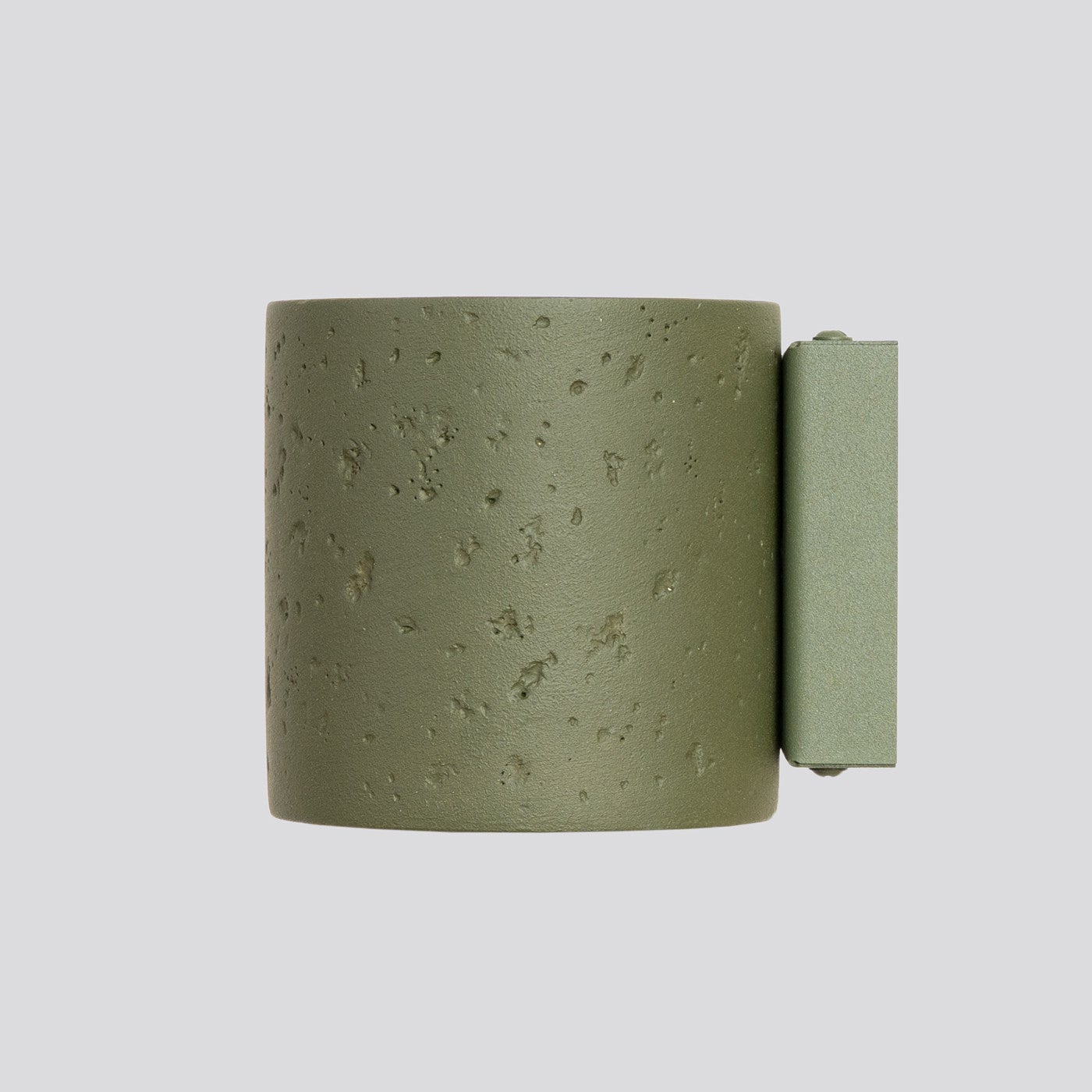 Kinkiet ścienny betonowy ORBIS zielony oliwkowy 1xG9x15W beton architektoniczny wym:10x10x12cm IP20 Sollux Lighting - 6