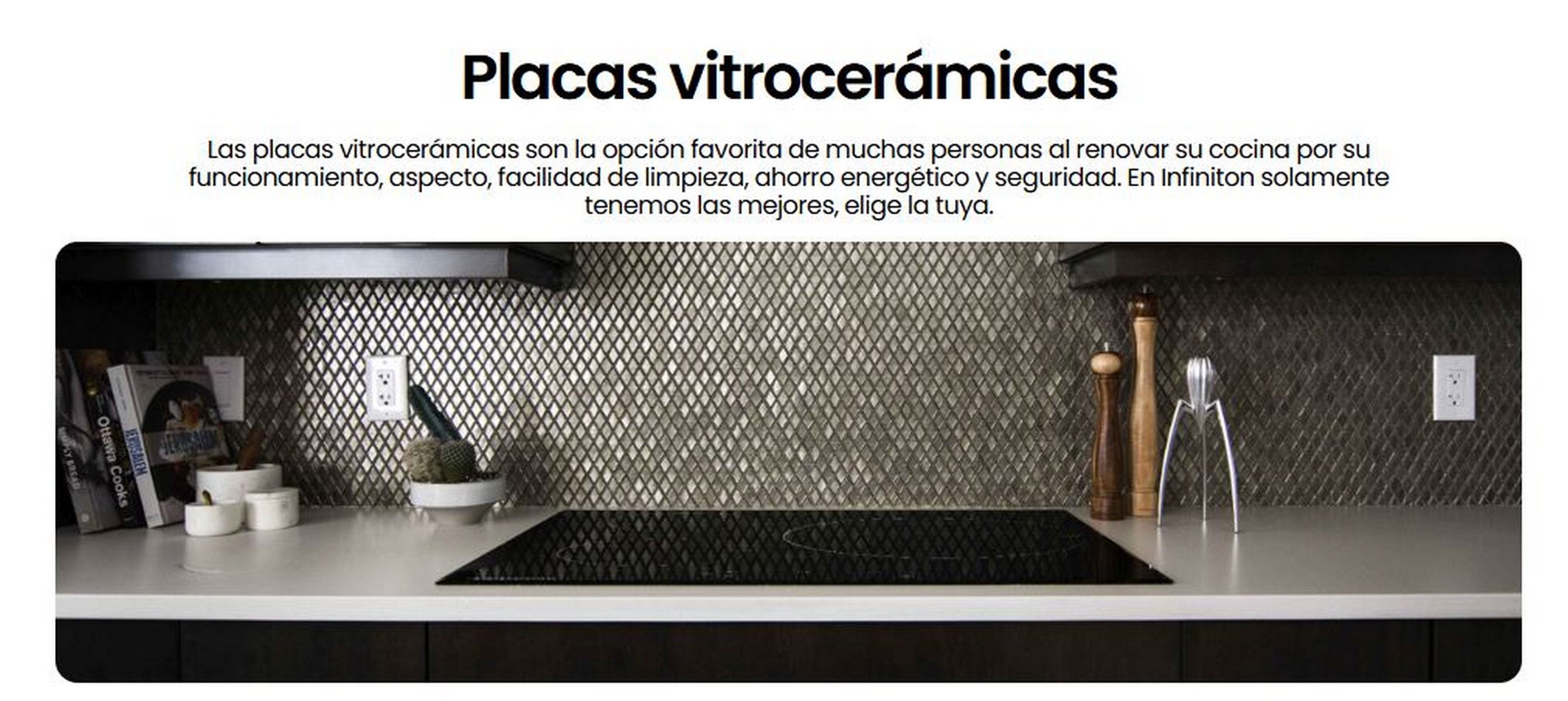 Encimera Vitroceramica Infiniton VITRO-A3F - 9 niveles, 3 zonas,Control táctil, 60cm - 3