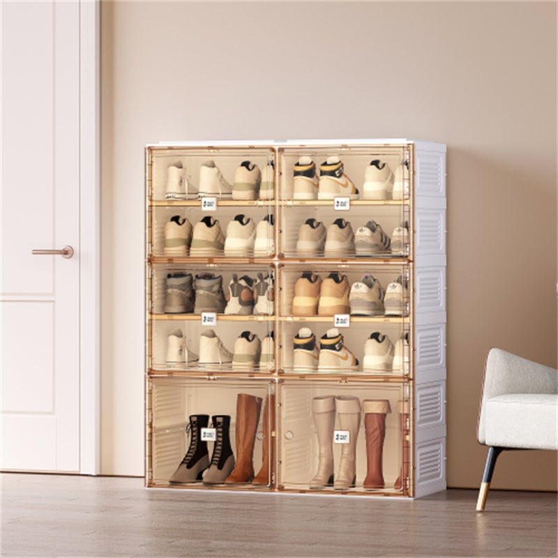 Armoire De Rangement Pliable Et Empilable - Sans Installation, 42cm, Avec Roues